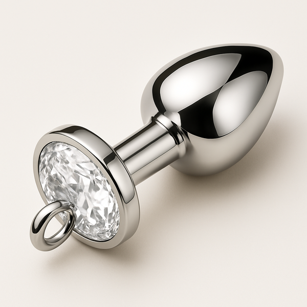 Jeweled Steel Luxe Anchor